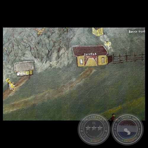 LAS CARRERAS EN TEMBETARY, 1991 - Obra de CARLOS FEDERICO REYES